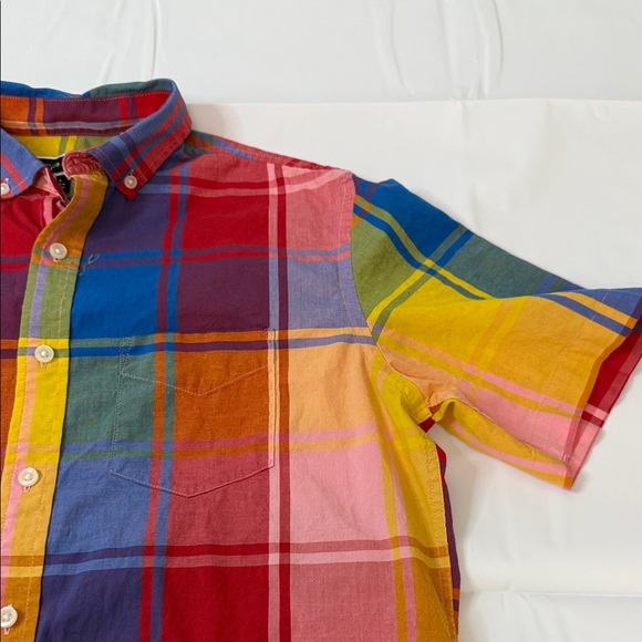 Club Room Colorful Plaid Button Down Shirt - Picture 2 of 4